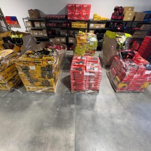 Mixed Pallet of Milwaukee M18 & M12 FUEL, DEWALT 20V MAX / XR / ATOMIC, Ryobi ONE+ 18V, and Ridgid Brushless